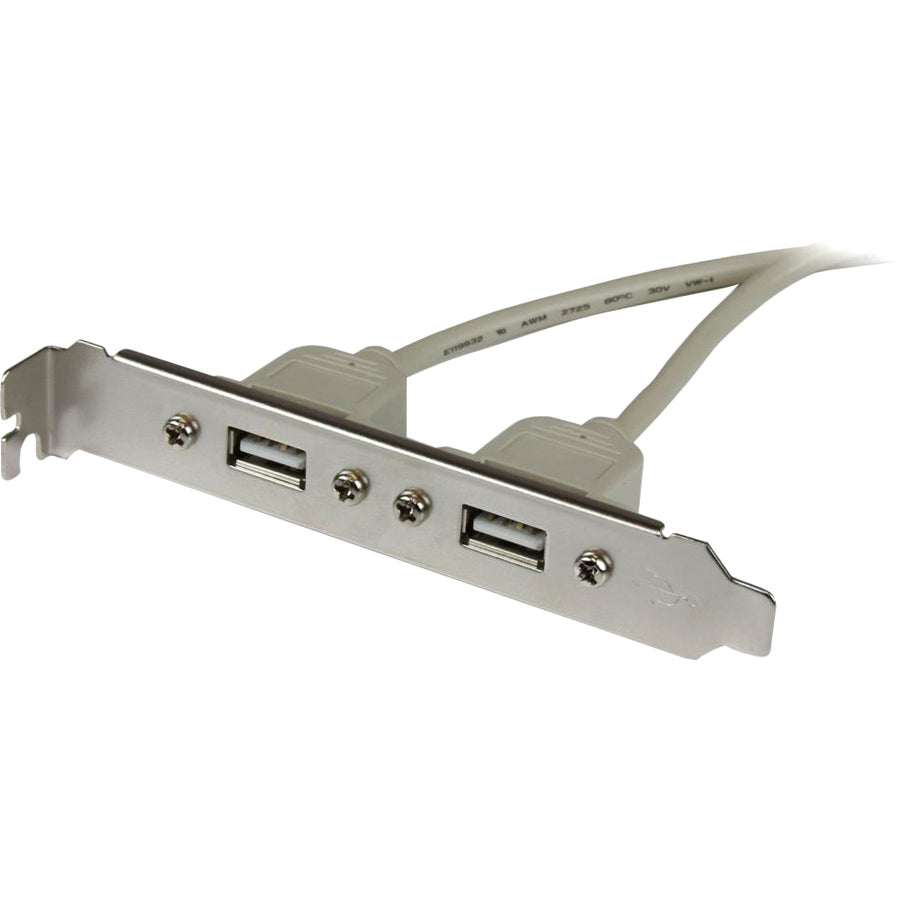 StarTech.com Adaptateur de plaque à fente femelle USB A 2 ports USBPLATE