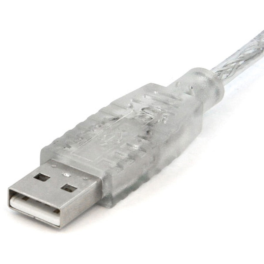 StarTech.com StarTech.com Transparent USB 2.0 cable - 4 pin USB Type A (M) - 4 pin USB Type B (M) - 10 ft USBFAB10T