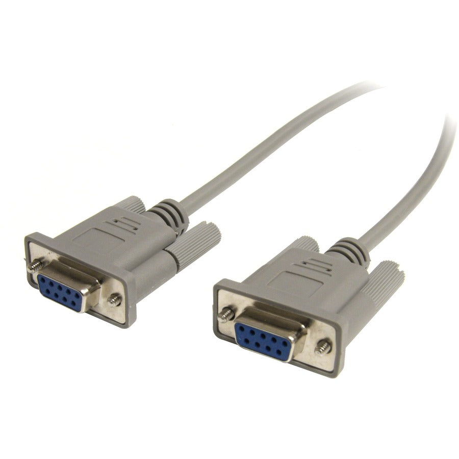 StarTech.com StarTech.com Cross Wired DB9 Serial Null Modem Cable - F/F - Serial/Null Modem Cable - 1 x DB-9, 1 x DB-9 - Serial/Null Modem Cable Crossover External - 25 ft SCNM9FF25