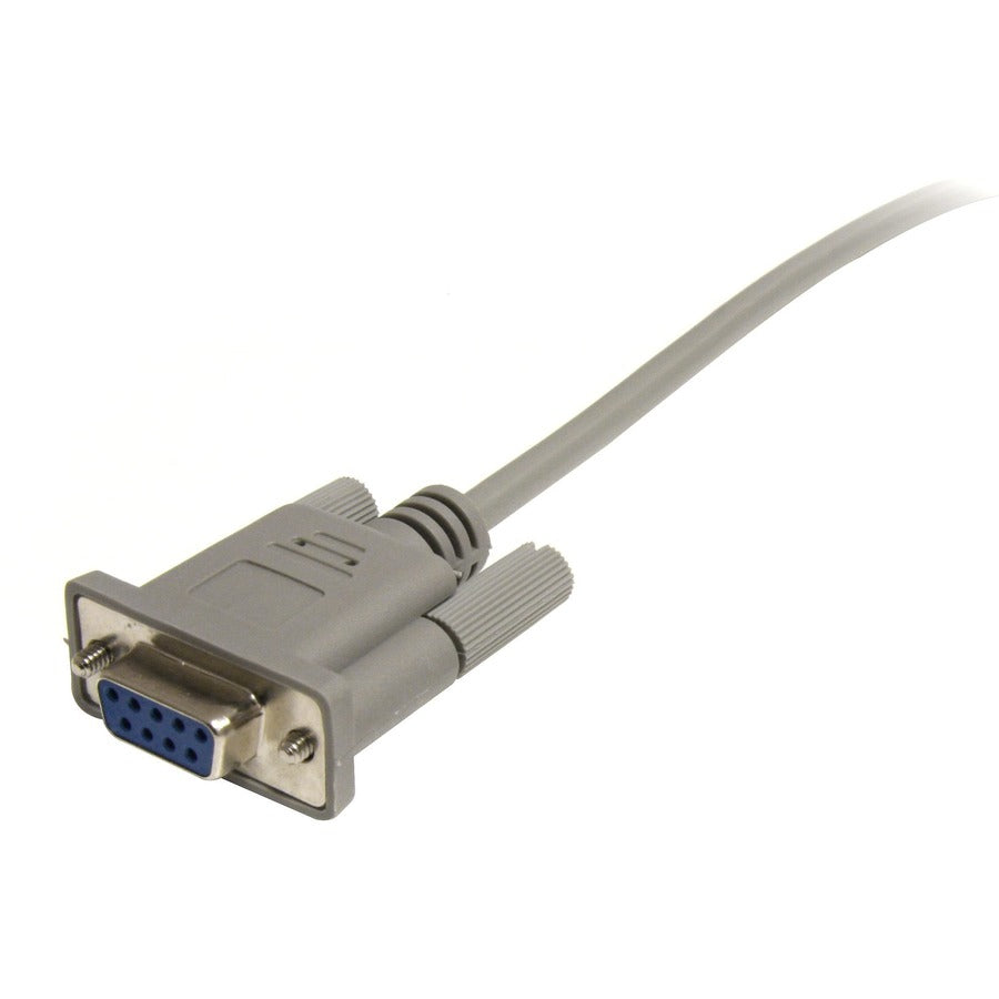 StarTech.com StarTech.com Cross Wired DB9 Serial Null Modem Cable - F/F - Serial/Null Modem Cable - 1 x DB-9, 1 x DB-9 - Serial/Null Modem Cable Crossover External - 25 ft SCNM9FF25