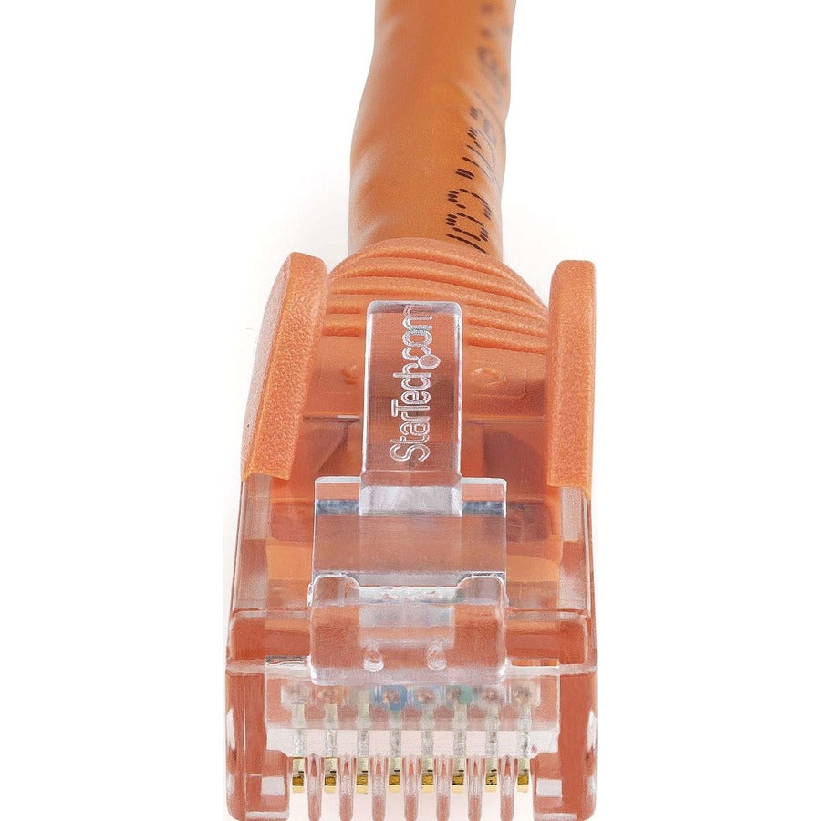 StarTech.com 2ft CAT6 Ethernet Cable - Orange Snagless Gigabit - 100W PoE UTP 650MHz Category 6 Patch Cord UL Certified Wiring/TIA N6PATCH2OR