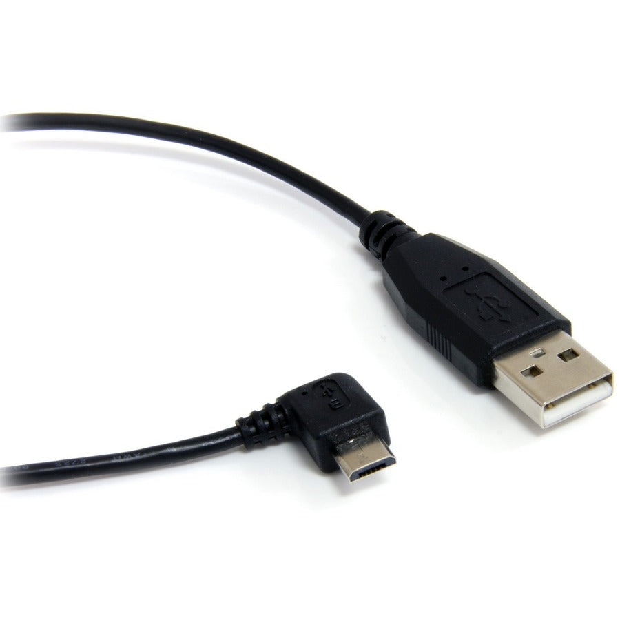 StarTech.com StarTech.com USB cable - 4 pin USB Type A (M) - Right Angle Micro USB Type B (M) - 90 cm UUSBHAUB3RA