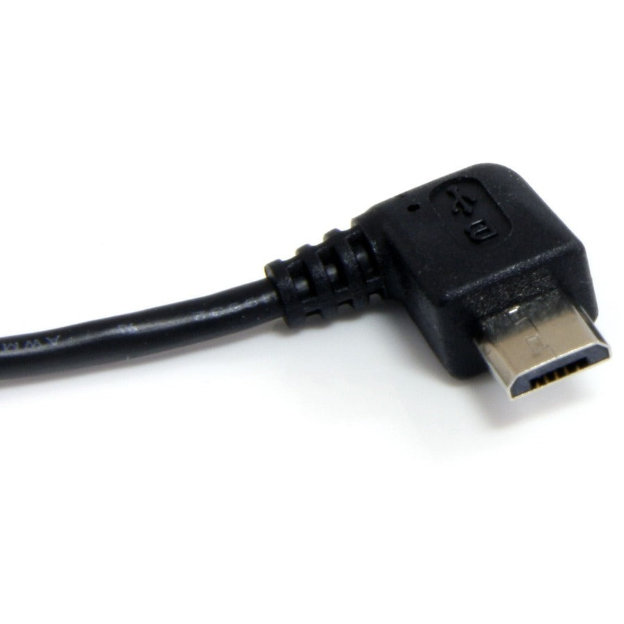 StarTech.com StarTech.com USB cable - 4 pin USB Type A (M) - Right Angle Micro USB Type B (M) - 90 cm UUSBHAUB3RA