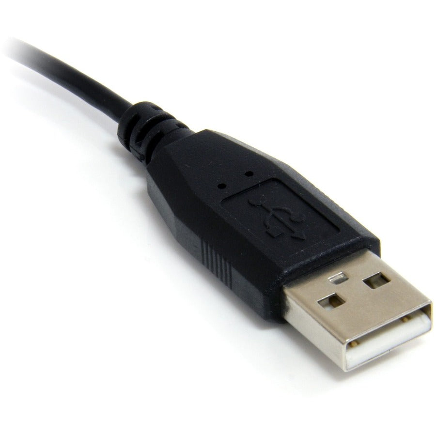 StarTech.com StarTech.com USB cable - 4 pin USB Type A (M) - Right Angle Micro USB Type B (M) - 90 cm UUSBHAUB3RA