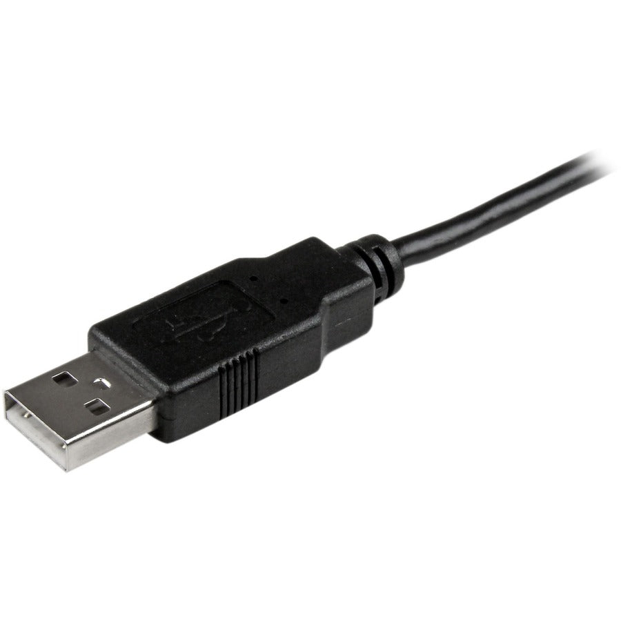 StarTech.com 1 ft Mobile Charge Sync USB to Slim Micro USB Cable for Smartphones and Tablets - A to Micro B M/M USBAUB1BK