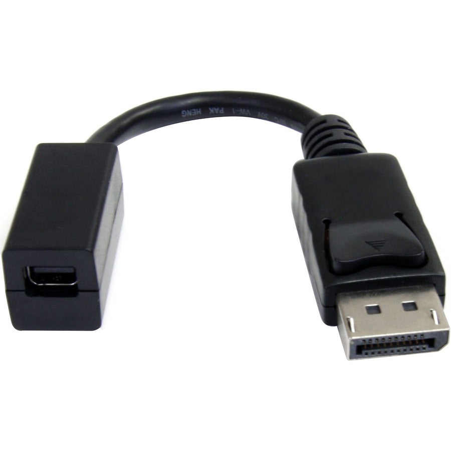 StarTech.com 6in (15cm) DisplayPort to Mini DisplayPort Cable, 4K x 2K Video, DP Male to Mini DP Female Adapter Cable, DP to mDP 1.2 DP2MDPMF6IN