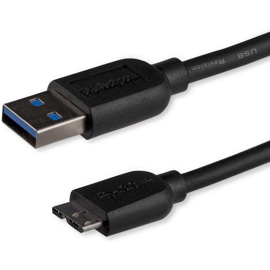 StarTech.com 3m (10ft) Slim SuperSpeed USB 3.0 A to Micro B Cable - M/M USB3AUB3MS