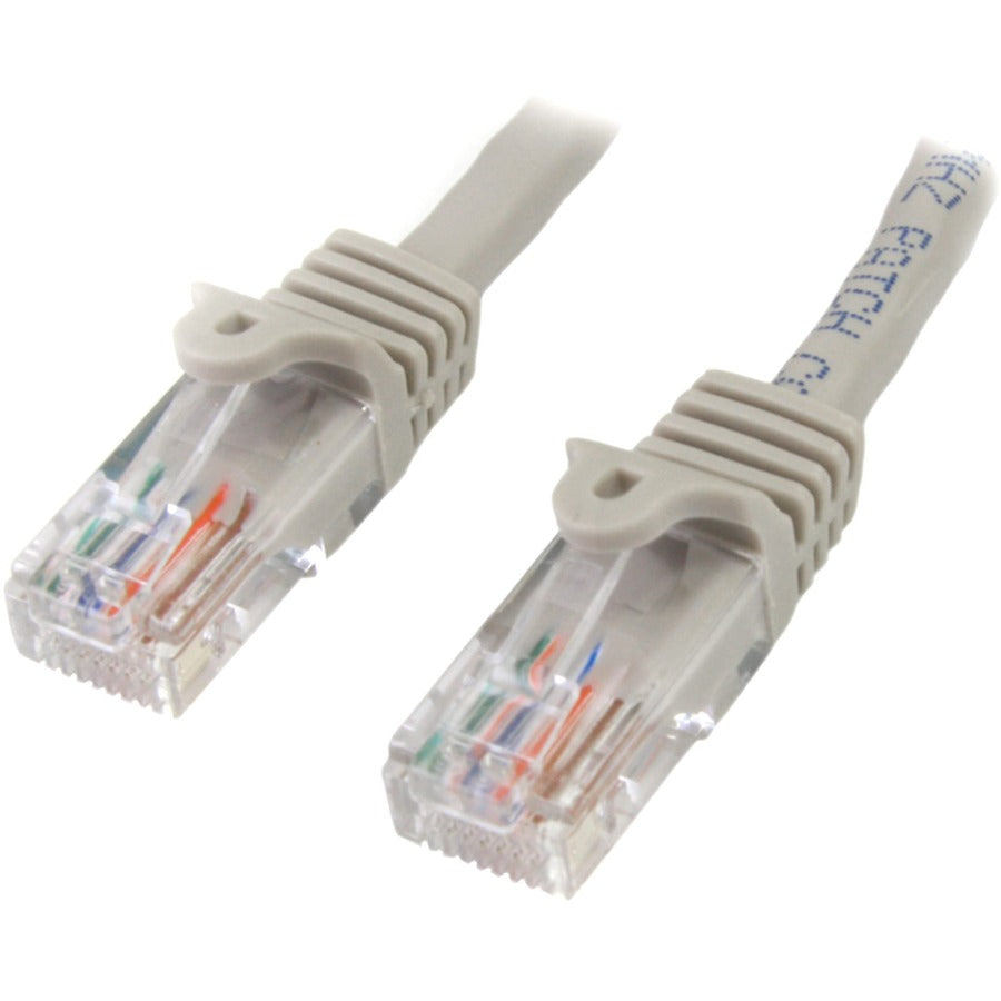 StarTech.com Câble patch UTP sans accroc - RJ-45 (M) - RJ-45 (M) - 0,9 m - UTP - ( CAT 5e ) - gris 45PATCH3GR