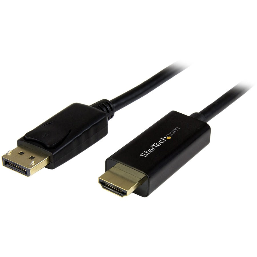 StarTech.com 10ft (3m) DisplayPort to HDMI Cable, 4K 30Hz Video, DP 1.2 to HDMI Adapter Cable Converter for HDMI Monitor/Display, Passive DP2HDMM3MB