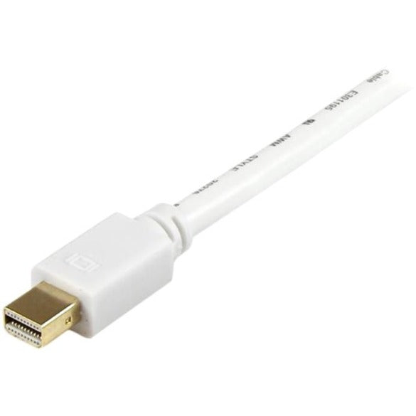 StarTech.com 6 ft Mini DisplayPort to VGAAdapter Converter Cable - mDP to VGA 1920x1200 - White MDP2VGAMM6W