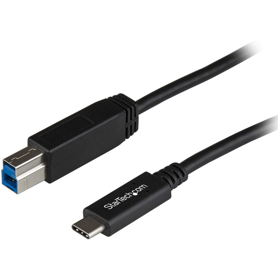 StarTech.com 1m 3 ft USB C to USB B Printer Cable - M/M - USB 3.1 (10Gbps) - USB B Cable - USB C to USB B Cable - USB Type C to Type B Cable USB31CB1M