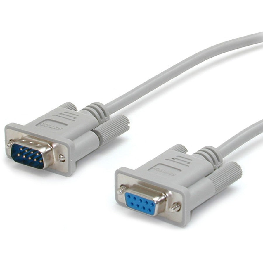 StarTech.com 15ft Straight Through DB9 Serial Cable - Mouse Extension Cable External - Gray MXT106