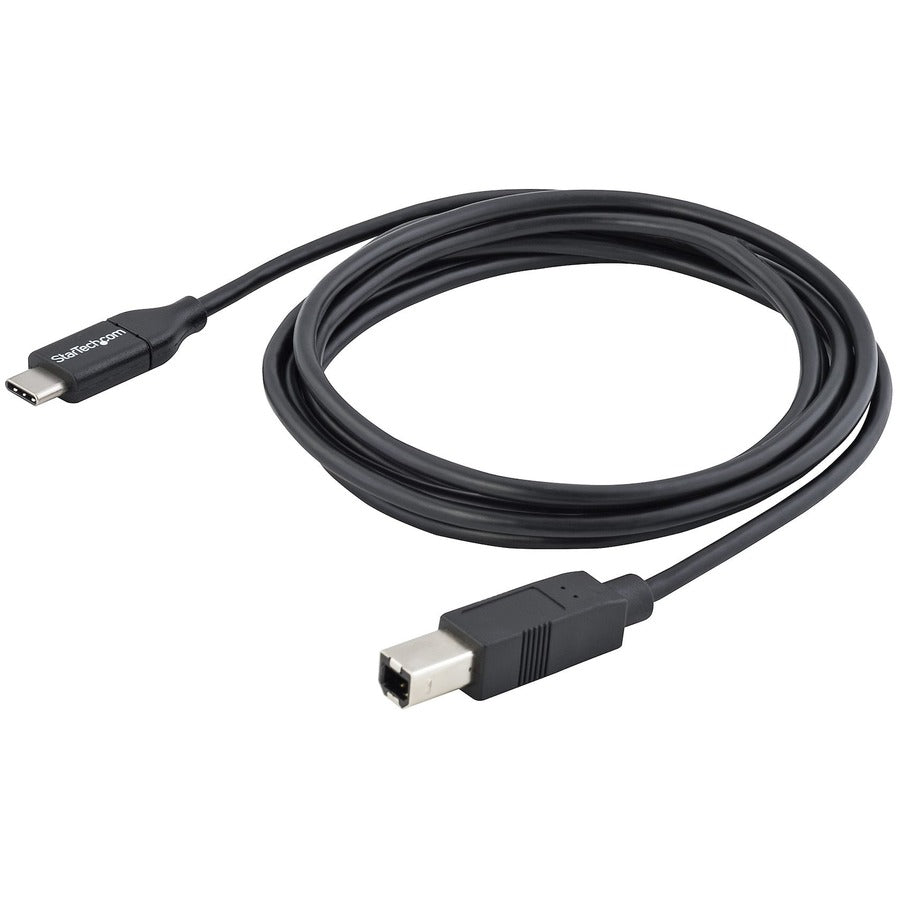 StarTech.com Câble USB C vers USB B de 2 m - M/M - USB 2.0 - Câble d'imprimante USB Type C - Câble USB 2.0 Type-C vers Type-B USB2CB2M