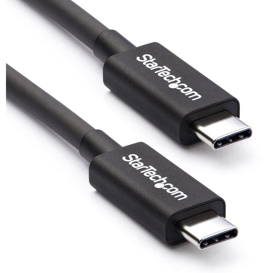 StarTech.com Thunderbolt 3 Cable - 6 ft / 2m - 4K 60Hz - 20Gbps - USB C to USB C Cable - Thunderbolt 3 USB Type C Charger Cable TBLT3MM2M