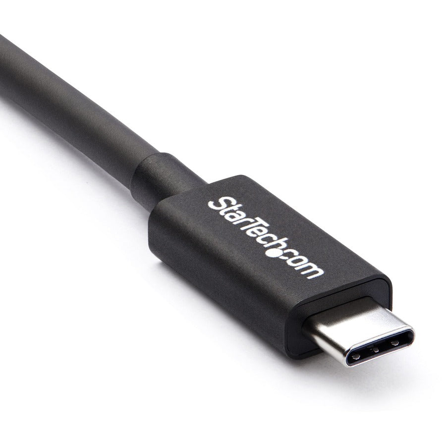 StarTech.com Thunderbolt 3 Cable - 6 ft / 2m - 4K 60Hz - 20Gbps - USB C to USB C Cable - Thunderbolt 3 USB Type C Charger Cable TBLT3MM2M