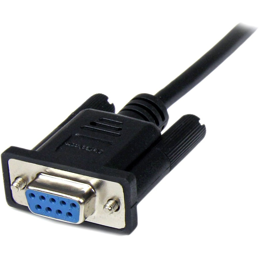 StarTech.com Câble null modem série DB9 RS232 noir 2 m F/M SCNM9FM2MBK