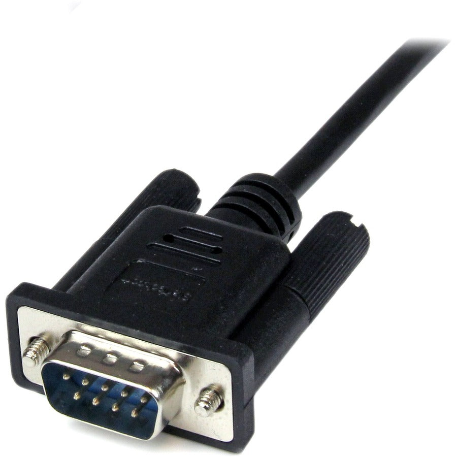 StarTech.com Câble null modem série DB9 RS232 noir 2 m F/M SCNM9FM2MBK