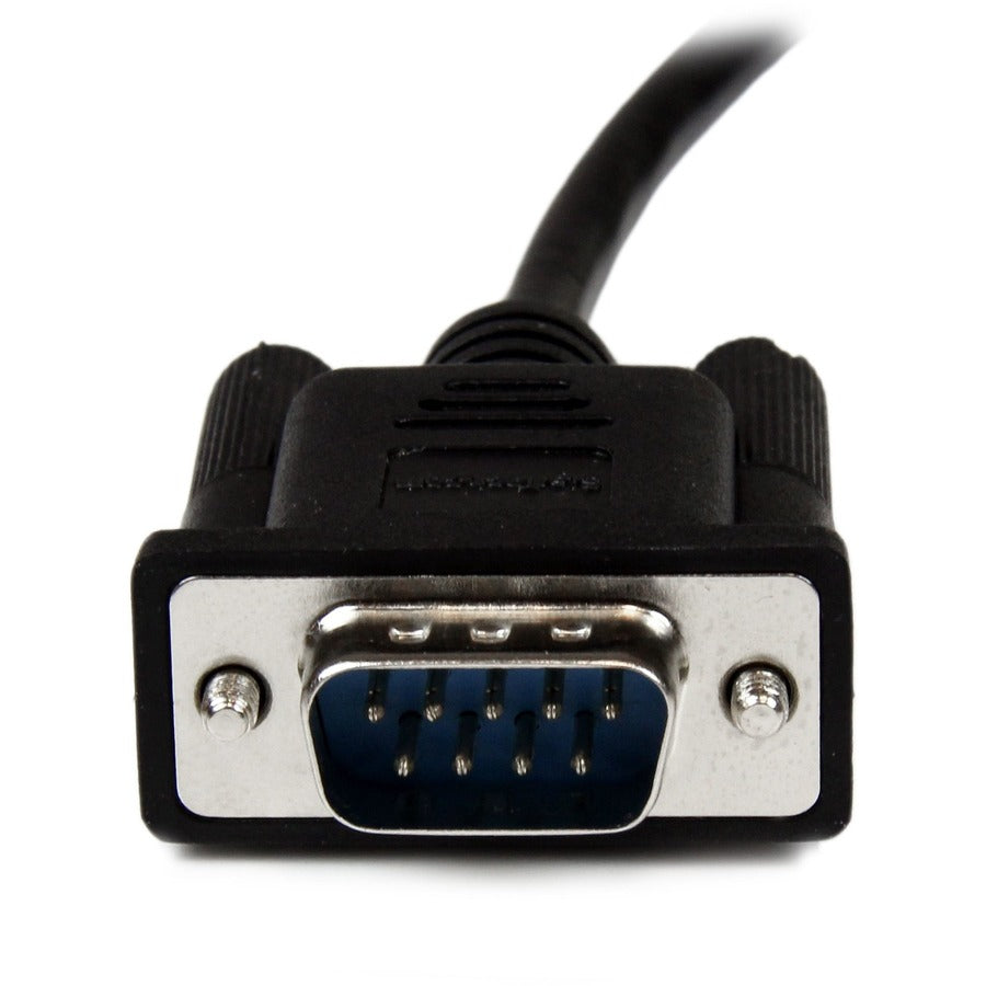 StarTech.com Câble null modem série DB9 RS232 noir 2 m F/M SCNM9FM2MBK