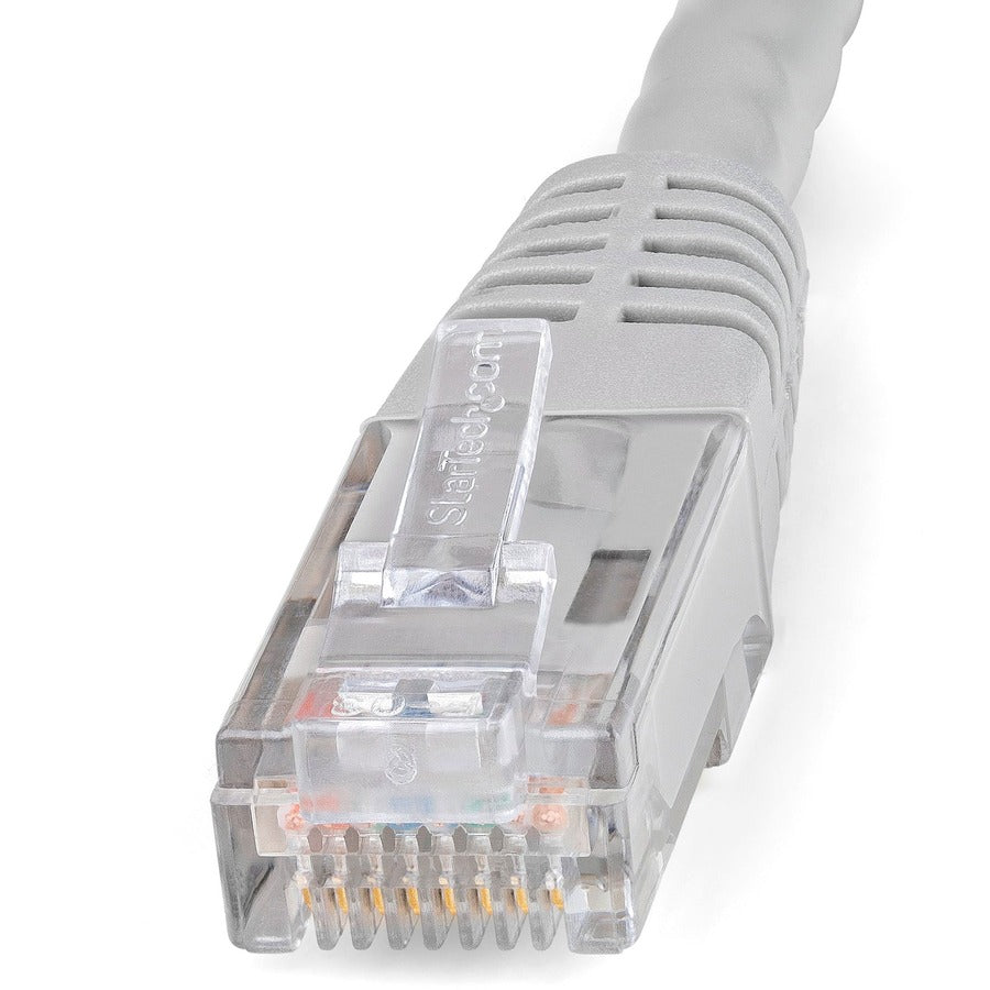 StarTech.com 2ft CAT6 Ethernet Cable - Gray Molded Gigabit - 100W PoE UTP 650MHz - Category 6 Patch Cord UL Certified Wiring/TIA C6PATCH2GR