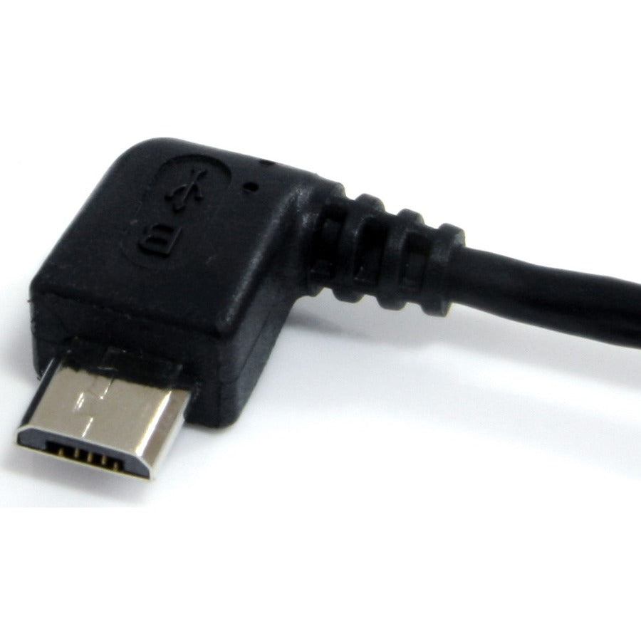 StarTech.com Câble micro USB de 1 pied - A vers micro B à angle gauche UUSBHAUB1LA