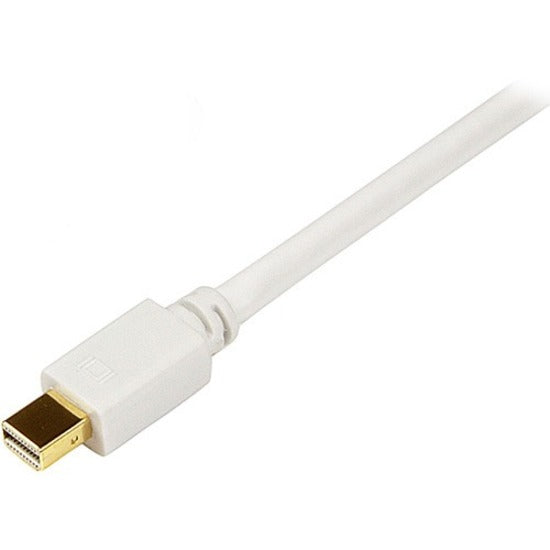 StarTech.com Câble convertisseur adaptateur Mini DisplayPort vers DVI de 3 pieds - Mini DP vers DVI 1920 x 1200 - Blanc MDP2DVIMM3W