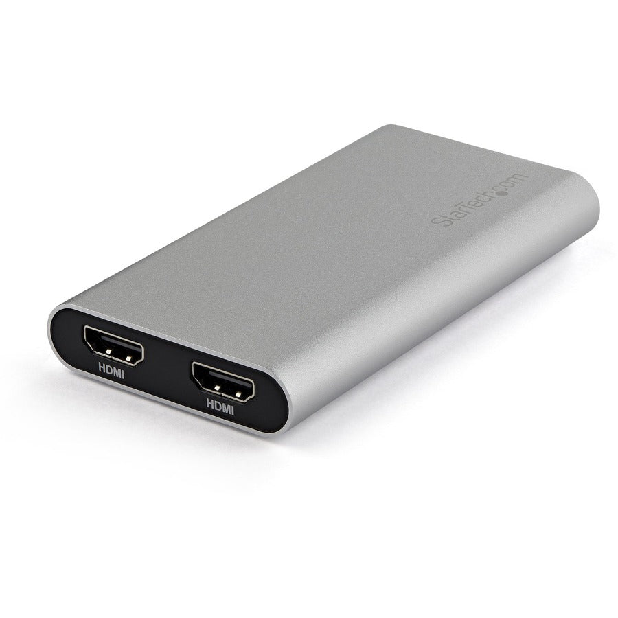 StarTech.com Adaptateur Thunderbolt 3 vers double HDMI 2.0 – Adaptateur vidéo HDMI TB3 double moniteur 4K 60 Hz – Certifié Thunderbolt 3 – Mac et Windows TB32HD24K60