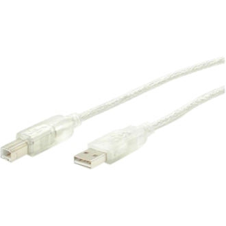 StarTech.com Câble USB 2.0 A vers B transparent de 3 pieds - M/M USBFAB3T