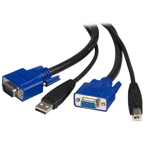 StarTech.com 6 ft 2-in-1 USB KVM Cable SVUSB2N16