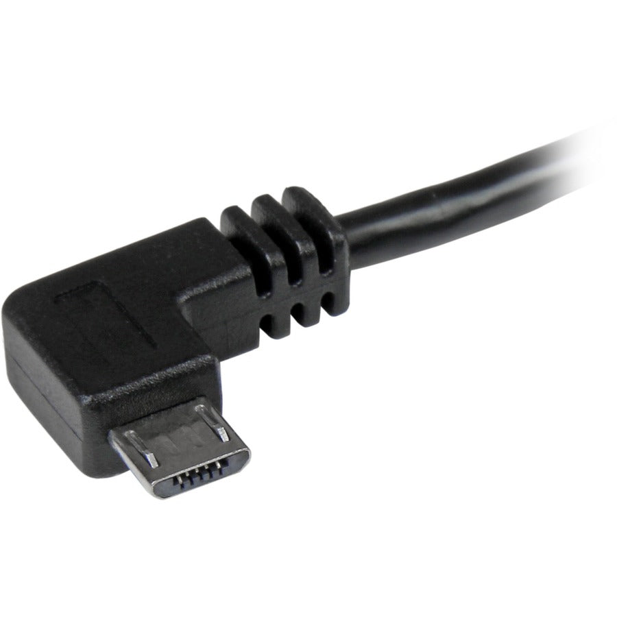 StarTech.com Câble micro-USB de 2 m avec connecteurs à angle droit - M/M - Câble USB A vers Micro B USB2AUB2RA2M