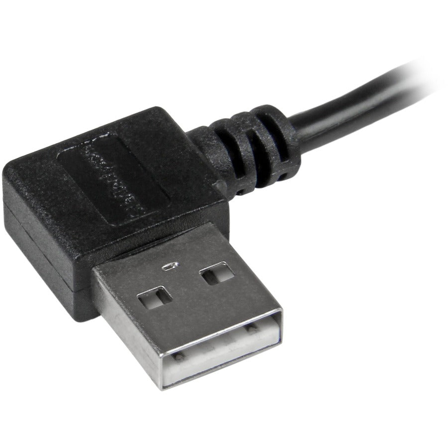 StarTech.com Câble micro-USB de 2 m avec connecteurs à angle droit - M/M - Câble USB A vers Micro B USB2AUB2RA2M