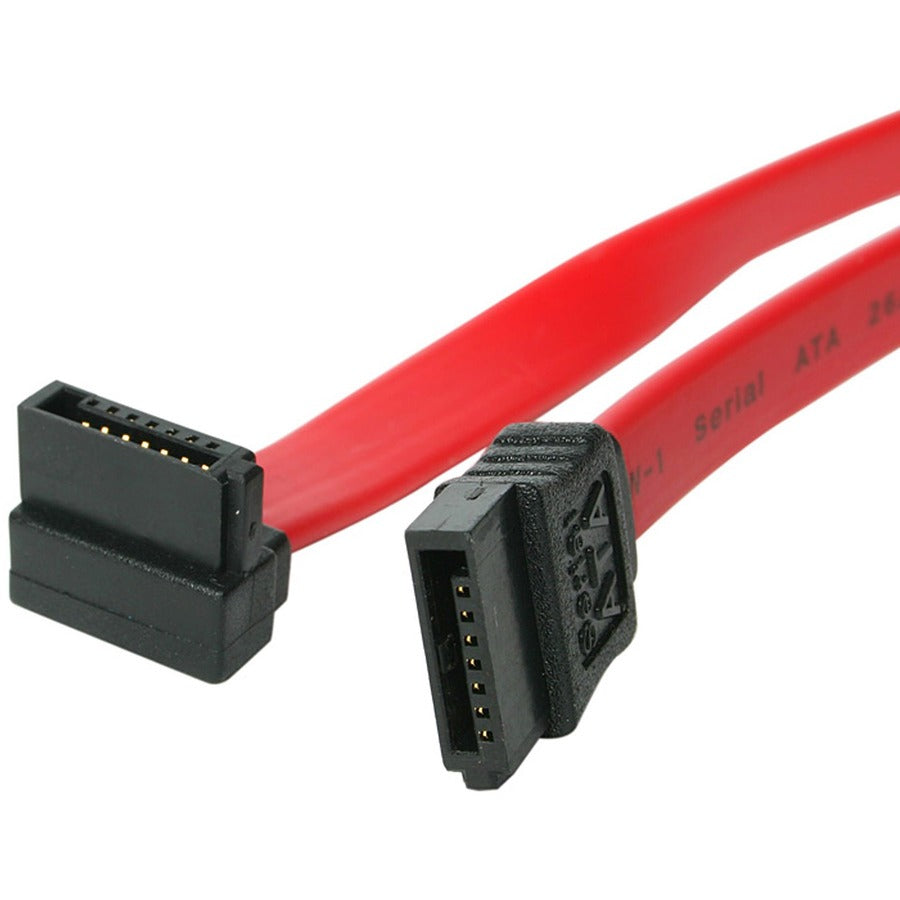 StarTech.com 12in SATA to Right Angle SATA Serial ATA Cable SATA12RA1