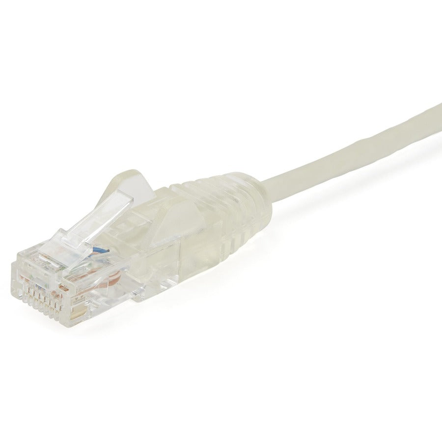 StarTech.com 6 in CAT6 Cable - Slim CAT6 Patch Cord - Gray Snagless RJ45 Connectors - Gigabit Ethernet Cable - 28 AWG - LSZH (N6PAT6INGRS) N6PAT6INGRS