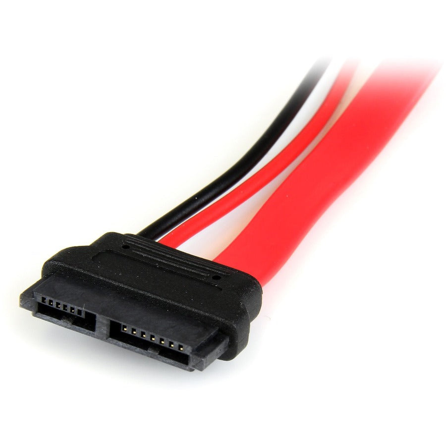 StarTech.com 6in Slimline SATA to SATA Adapter with Power - F/M SLSATAADAP6