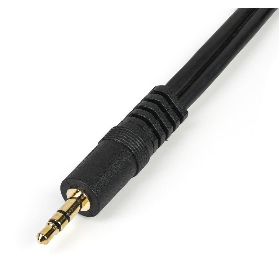 StarTech.com StarTech.com Stereo Splitter Cable - Phono Stereo 3.5mm (M) - Phono 2x Stereo (F) - 6in MUY1MFF