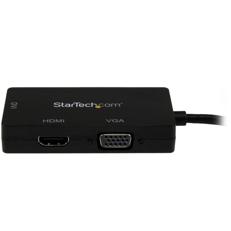 StarTech.com Mini DisplayPort Adapter - 3-in-1 - 1080p - Monitor Adapter - Mini DP to HDMI / VGA / DVI Adapter Hub MDP2VGDVHD