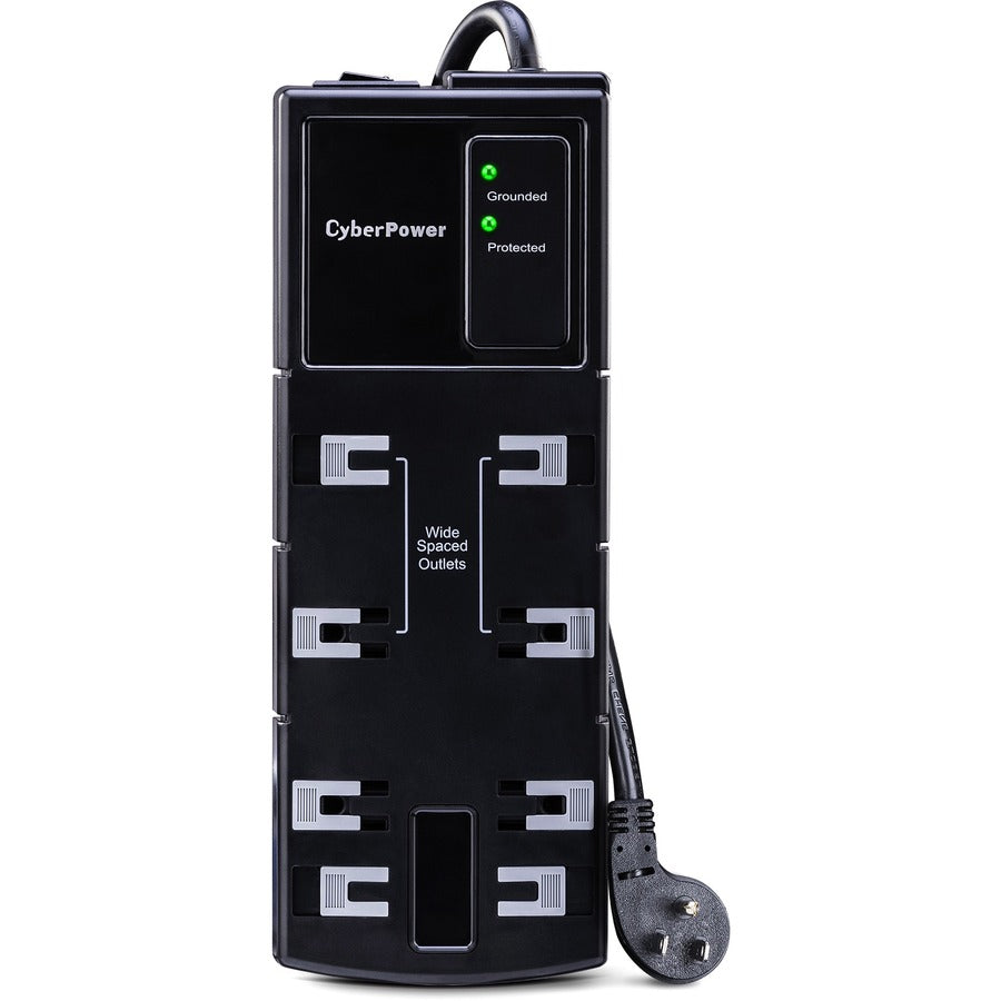 CyberPower CSB808 Essential 8-Outlets Surge Suppressor 8FT Cord - Plain Brown Boxes CSB808