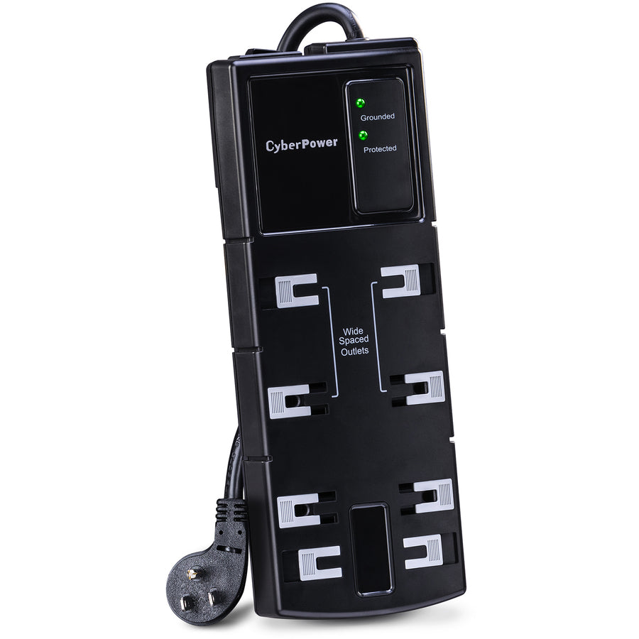 CyberPower CSB808 Essential 8-Outlets Surge Suppressor 8FT Cord - Plain Brown Boxes CSB808