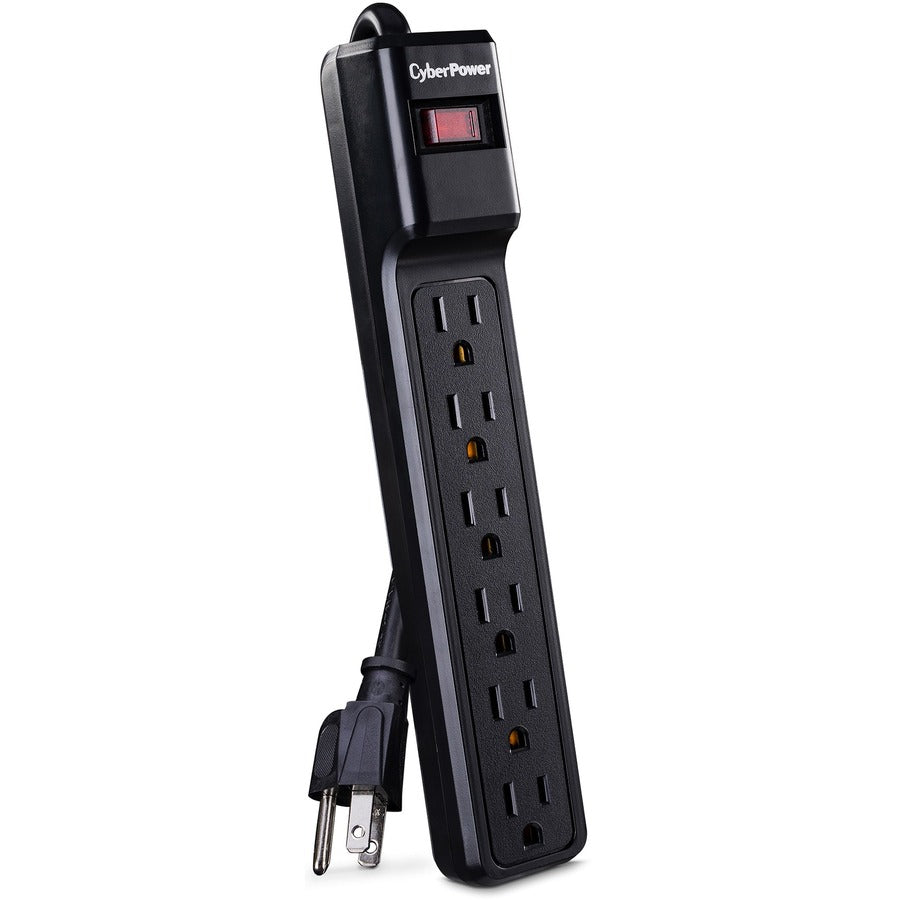 CyberPower CSB6012 Essential 6-Outlets Surge Suppressor with 1200 Joules and 12FT Cord - Plain Brown Boxes CSB6012