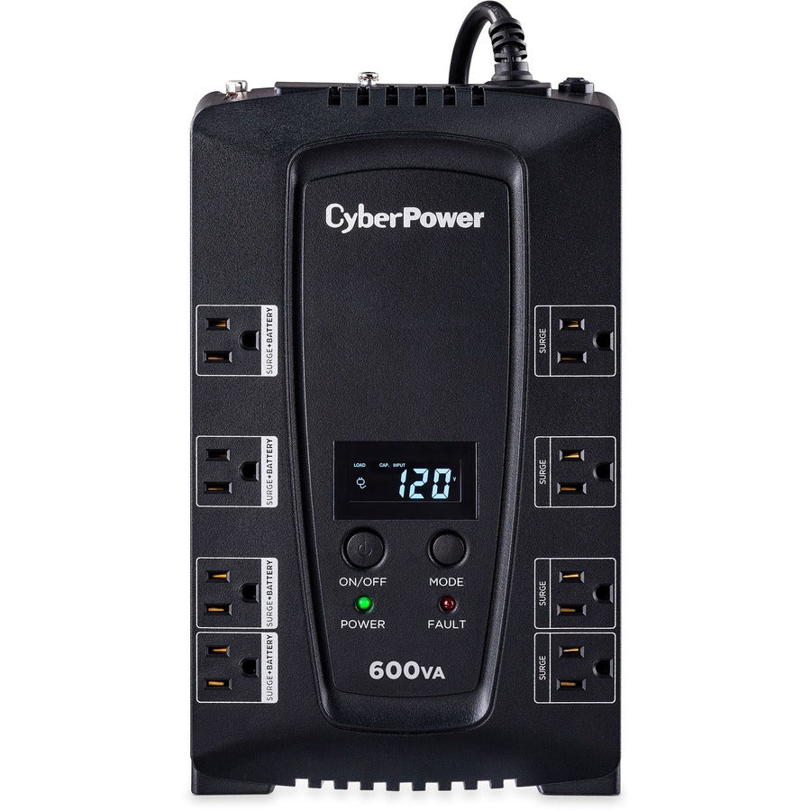 CyberPower Intelligent LCD CP600LCD 600 VA Onduleur de bureau CP600LCD