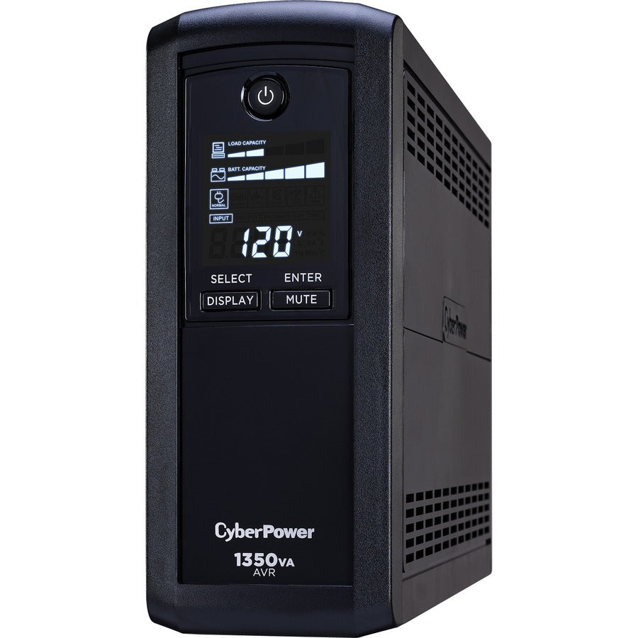 CyberPower UPS Systems CP1350AVRLCD LCD intelligent - Capacité : 1350 VA / 815 W CP1350AVRLCD