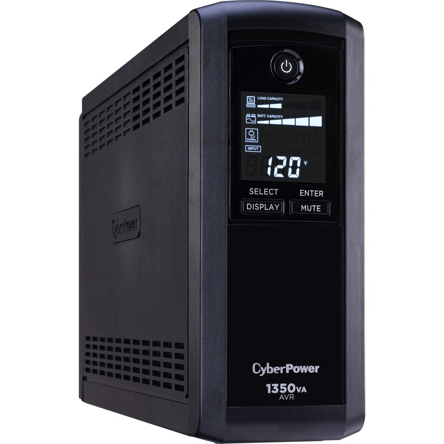 CyberPower UPS Systems CP1350AVRLCD LCD intelligent - Capacité : 1350 VA / 815 W CP1350AVRLCD