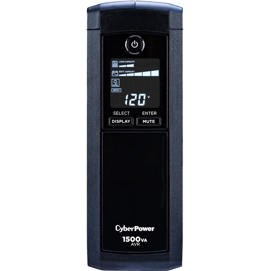 CyberPower UPS Systems CP1500AVRLCD Intelligent LCD -  Capacity: 1500 VA / 900 W CP1500AVRLCD