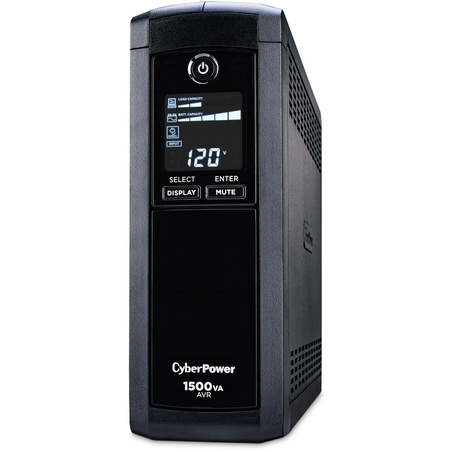 CyberPower UPS Systems CP1500AVRLCD Intelligent LCD -  Capacity: 1500 VA / 900 W CP1500AVRLCD