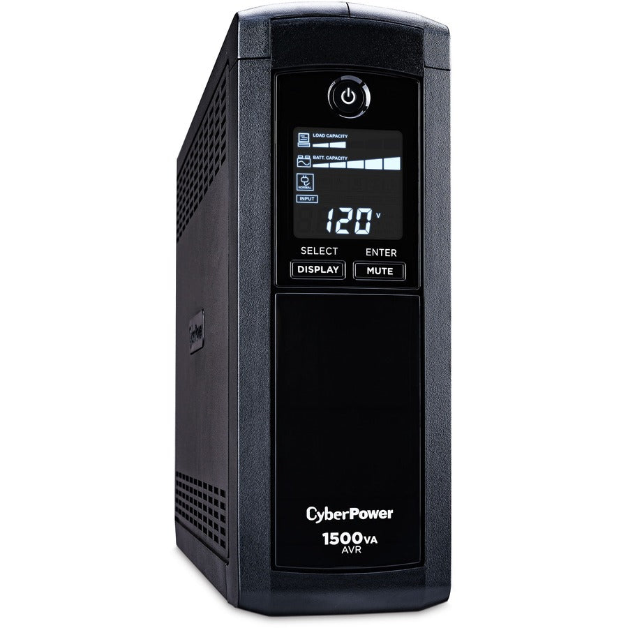 CyberPower UPS Systems CP1500AVRLCD Intelligent LCD -  Capacity: 1500 VA / 900 W CP1500AVRLCD