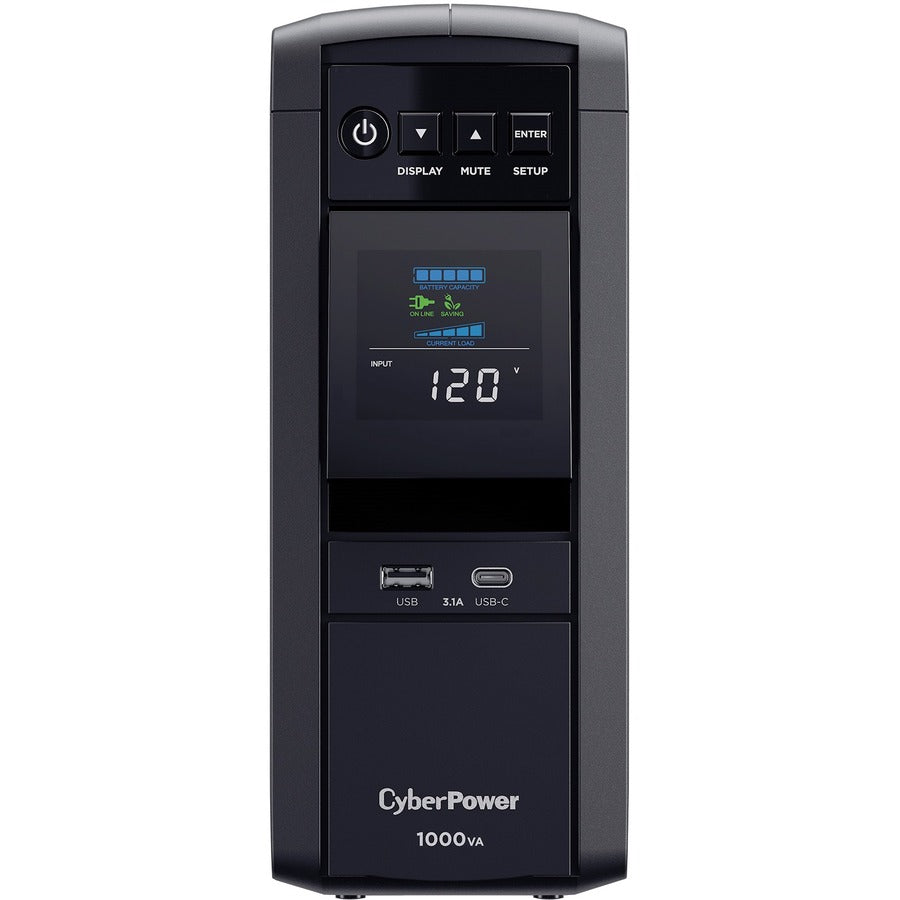 CyberPower CP1000PFCLCD UPS 1000VA 600W compatible PFC Onde sinusoïdale pure CP1000PFCLCD