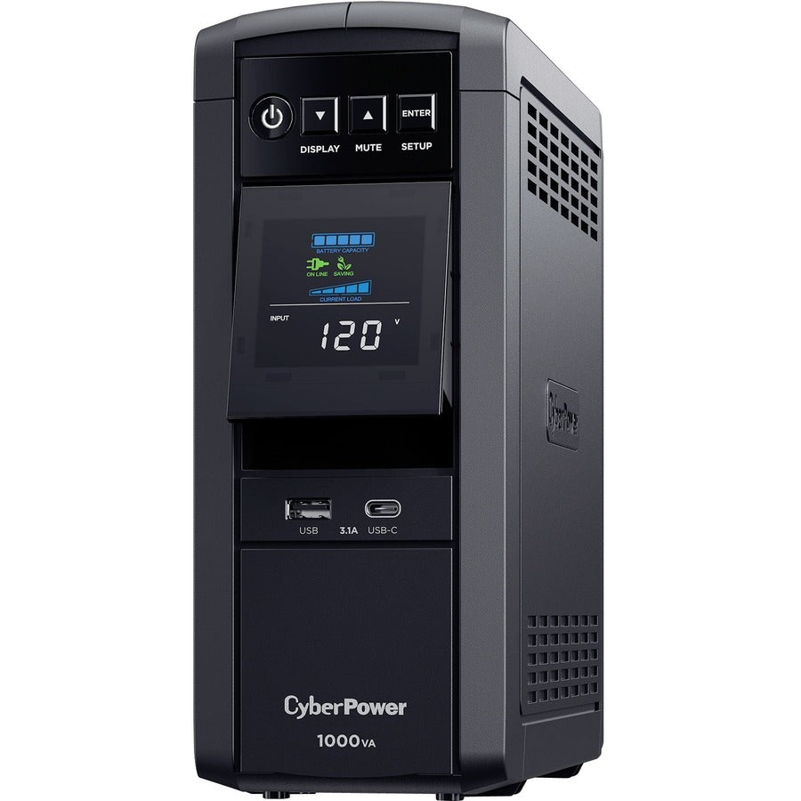 CyberPower CP1000PFCLCD UPS 1000VA 600W PFC compatible Pure sine wave CP1000PFCLCD