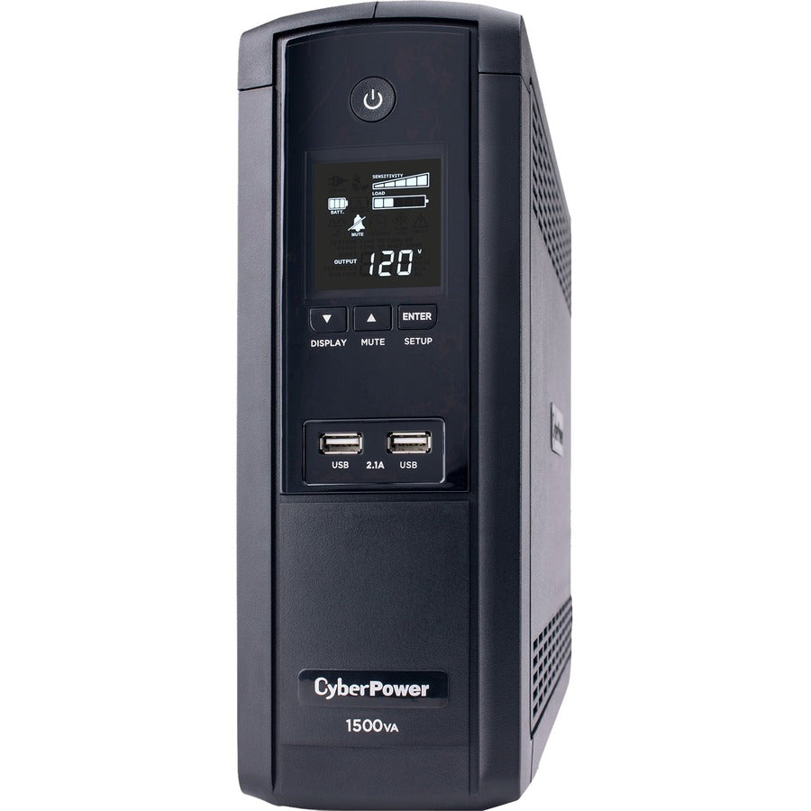 CyberPower UPS Systems BRG1500AVRLCD Intelligent LCD -  Capacity: 1500 VA / 900 W BRG1500AVRLCD