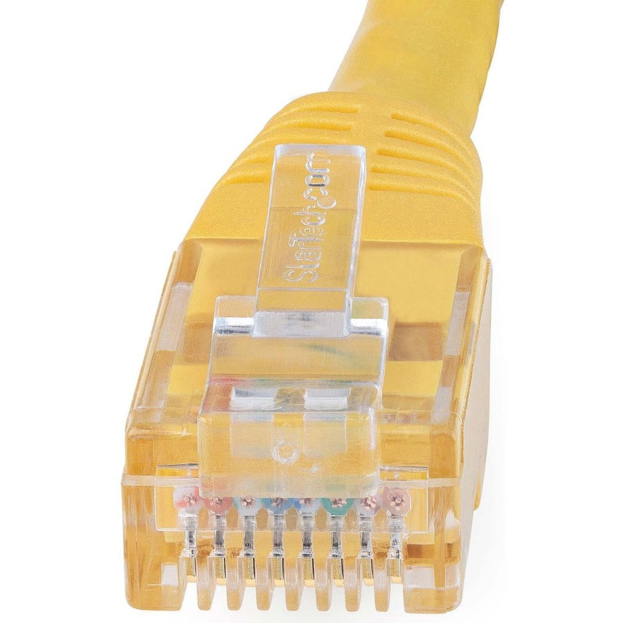 StarTech.com Câble Ethernet CAT6 de 4,5 m – Gigabit moulé jaune – 100 W PoE UTP 650 MHz – Cordon de brassage catégorie 6 Câblage certifié UL/TIA C6PATCH15YL