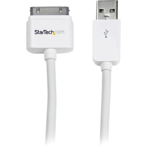 StarTech.com Câble USB de 3 m de long pour iPhone / iPod / iPad - Connecteur Dock Apple avec connecteur étagé USB2ADC3M USB2ADC3M