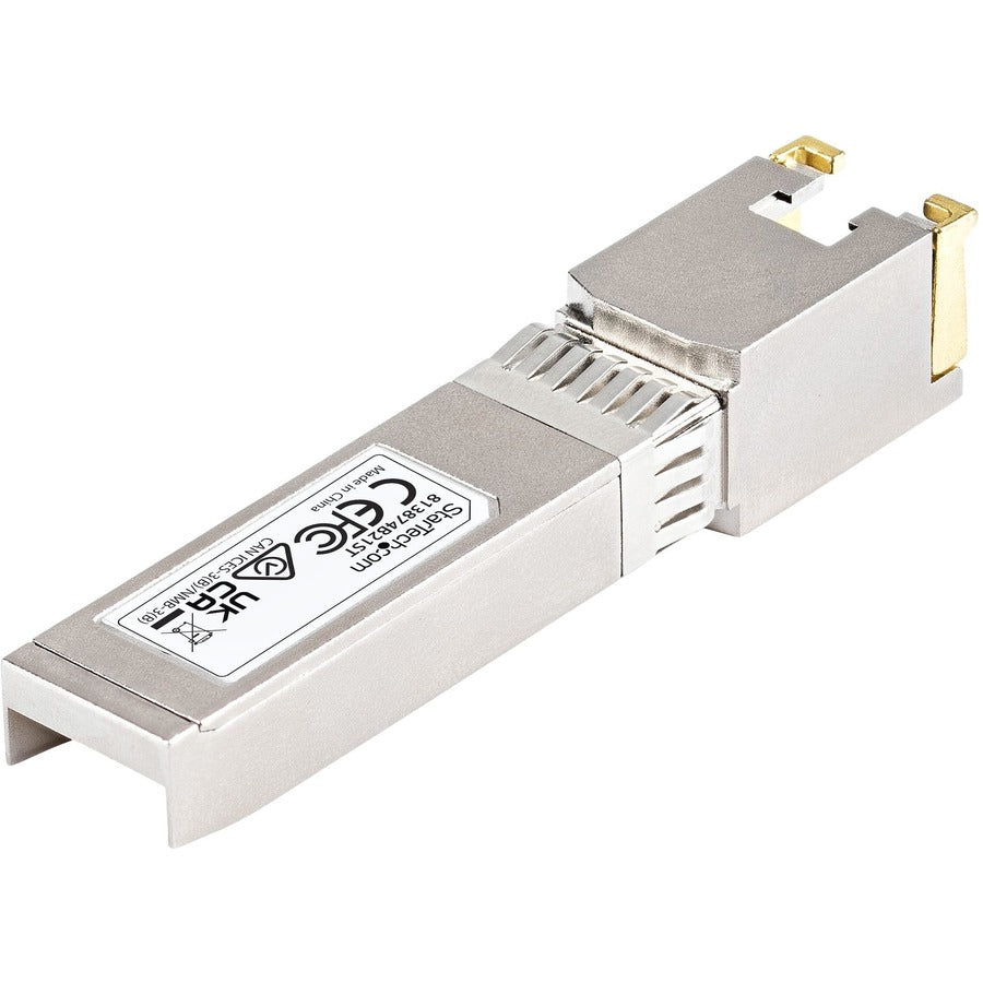 StarTech.com Module SFP+ compatible HPE 813874-B21 - 10GBASE-T - 10GE Gigabit Ethernet SFP+ vers RJ45 Cat6/Cat5e - 30 m 813874B21ST